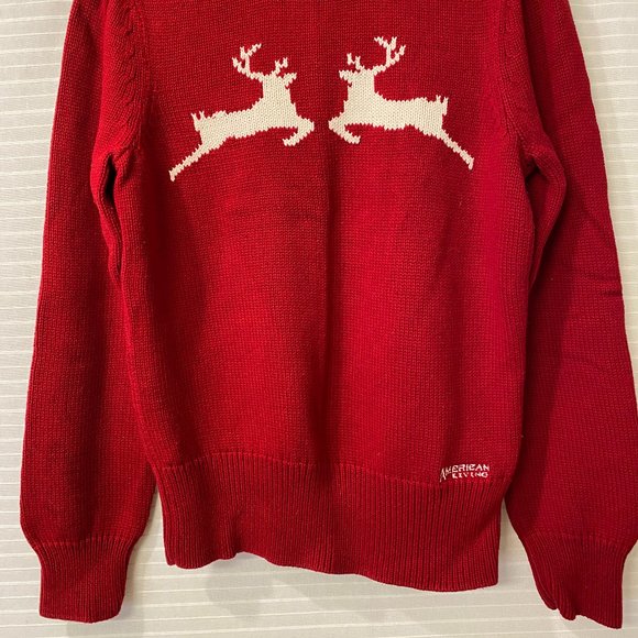 Vintage Red Christmas Sweater - Picture 2 of 3